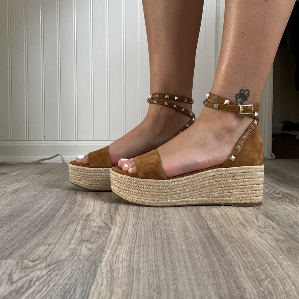 Espadrille Platform Sandals 🤎